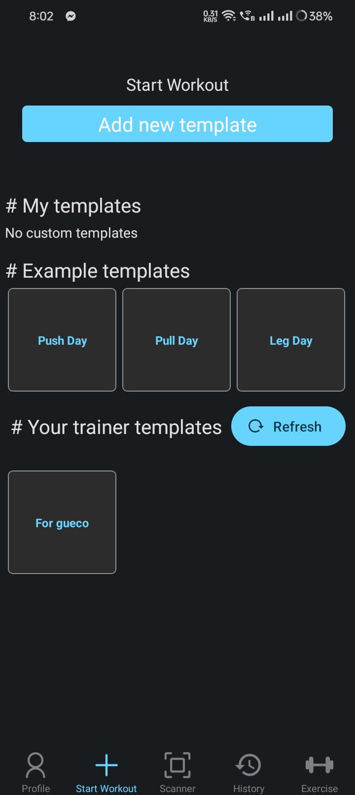 Client Trainer Templates