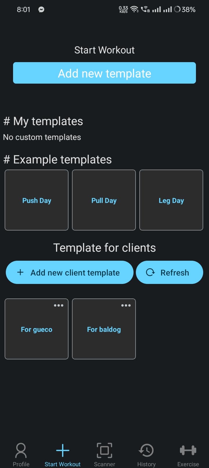 Trainer Workout Plans For Clients